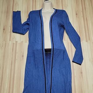 NWT! Jones New York Blue Open Cardigan Sweater Size XS